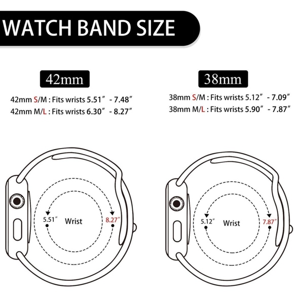 NEW FOG BLUE Silicone Band For Apple Watch - Picture 3 of 4